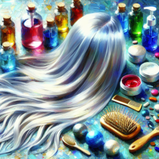Plata Brillante: Guía Completa de Cuidado Natural para un Cabello Blanco Resplandeciente